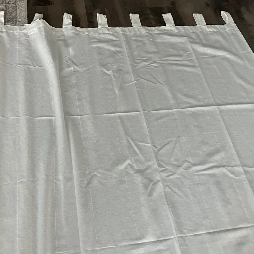 IKEA 55x98 White Curtain Panels Set of two Lenda